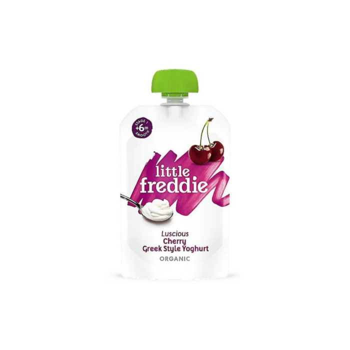 Little Freddie Organic Cherry Greek Style Yoghurt