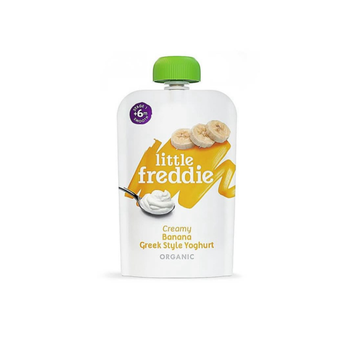 Little Freddie Organic Creamy Banana Greek Style Yoghurt