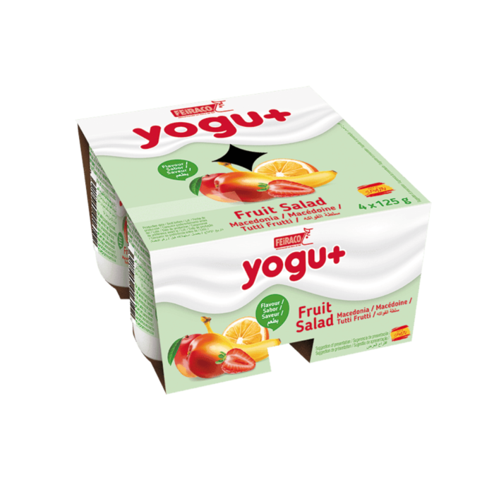 Yogu+ fruit salad flavour