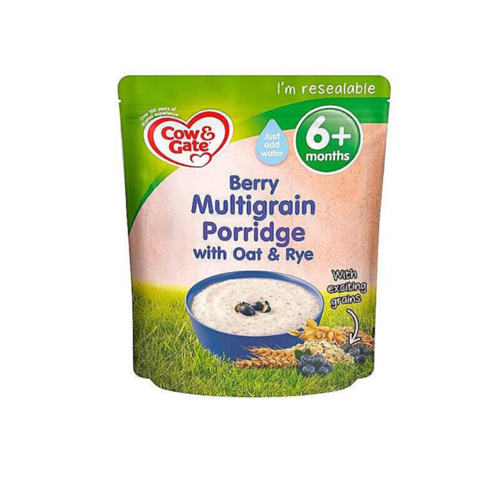 Cow & Gate Berry Multigrain Porridge with Oat and Rye 125g