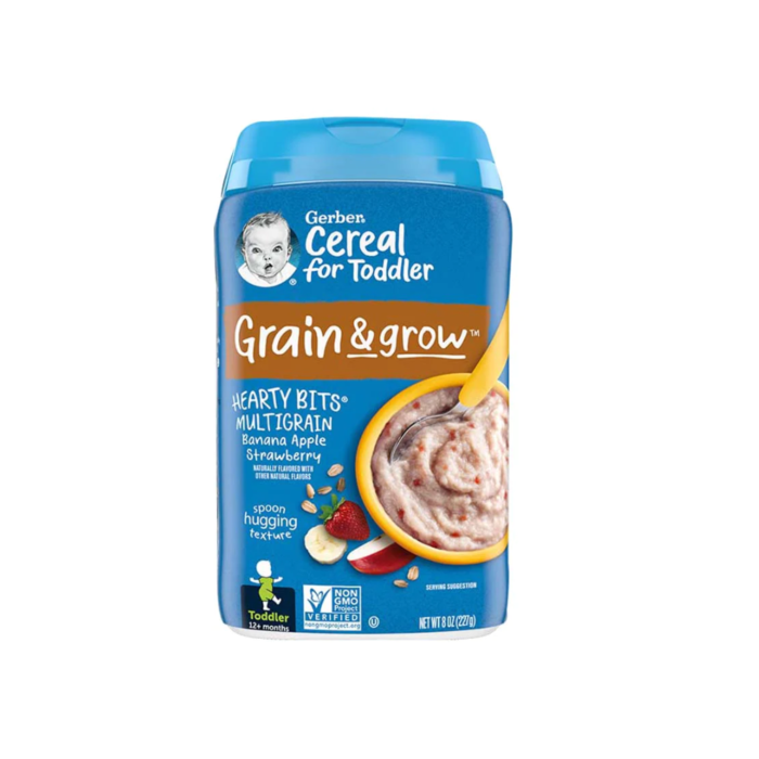 GERBER Hearty Bits™ Multigrain Cereal – Banana Apple Strawberry