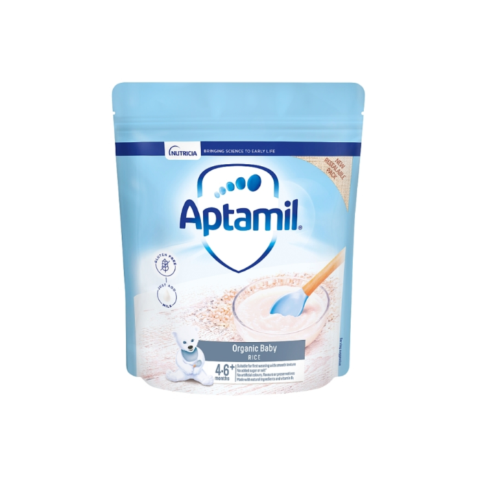 Aptamil Organic Baby Rice 4-6MTHS