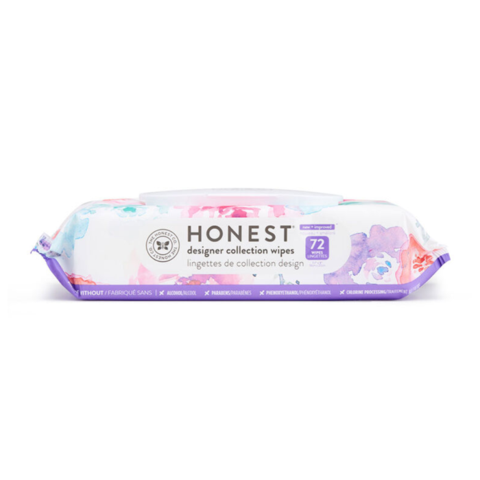 Honest Rose Blossom Baby Wipes - 72 Count