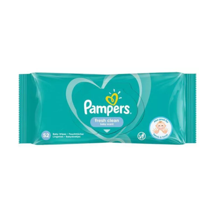 Pampers Baby Clean Wipes 52 Count