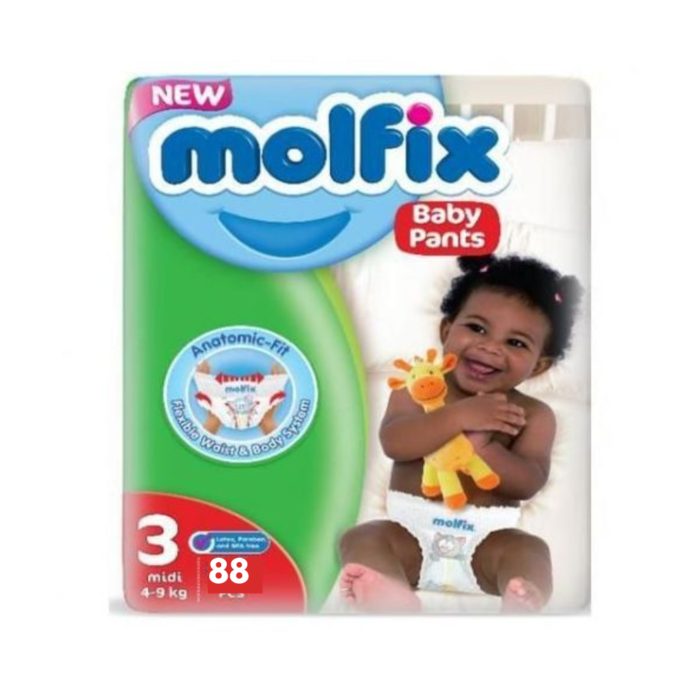 Molfix Pant Size 3 Jumbo Pack 88 Pcs