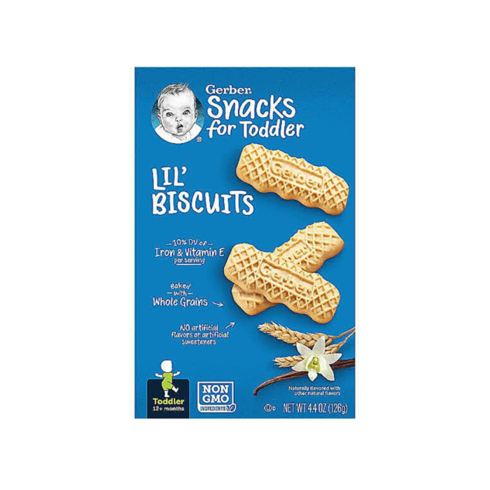 Gerber Snacks for Toddler Baby Lil Biscuits