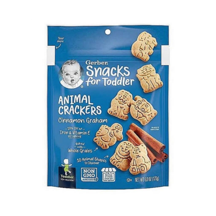 Gerber Snacks for Toddler Animal Crackers