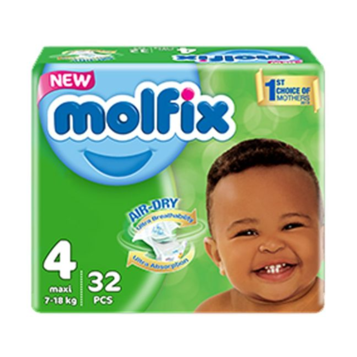 Molfix Maxi Diaper Size 4 Twin Pack