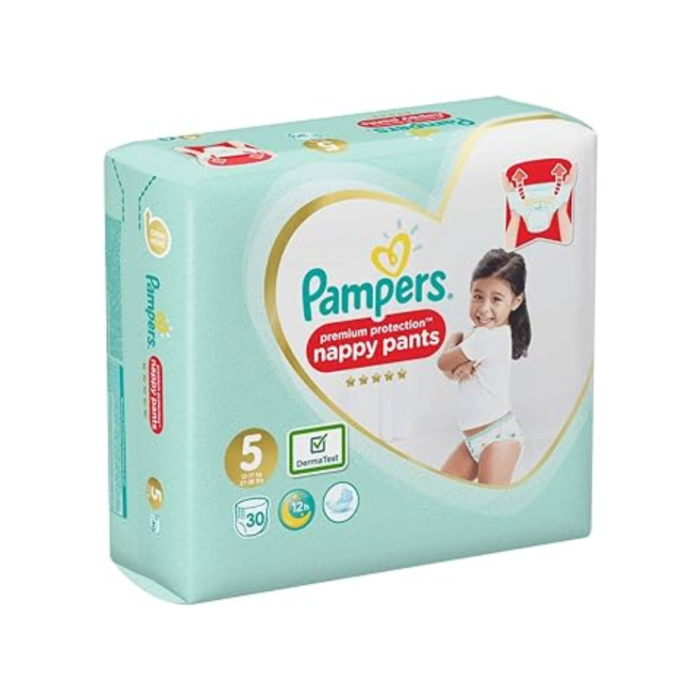 Pampers Premium Protection 5 Nappy Pants 30 Pcs Jumbo Pack