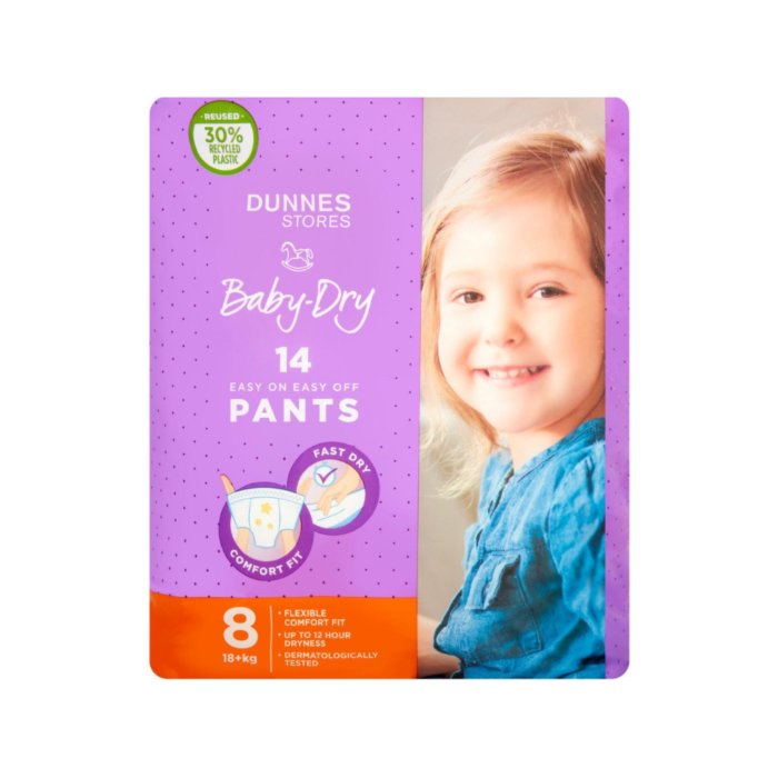 DUNNES STORES BABY-DRY 14 PANTS