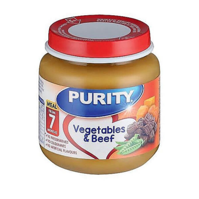 Purity Vegetables & Beef 7 Months