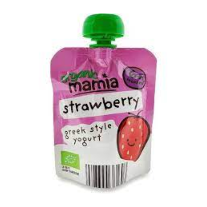 Mamia Organic Strawberry Greek Style Yogurt