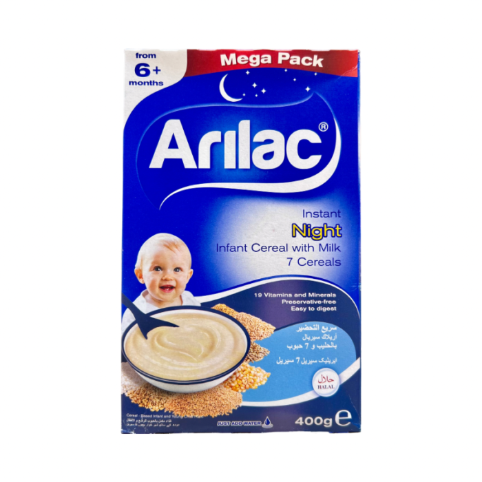 Arilac Night Infant Cereal with Milk 7 Cereals